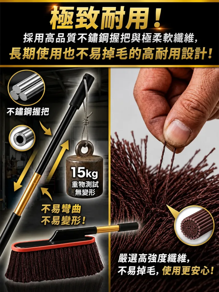 【30秒快速讓您的愛車光亮如新】可伸縮打蠟拖把套裝 只需30秒，即可讓您的愛車煥發閃亮光澤！體驗專業級光澤，省時省力！ - 18