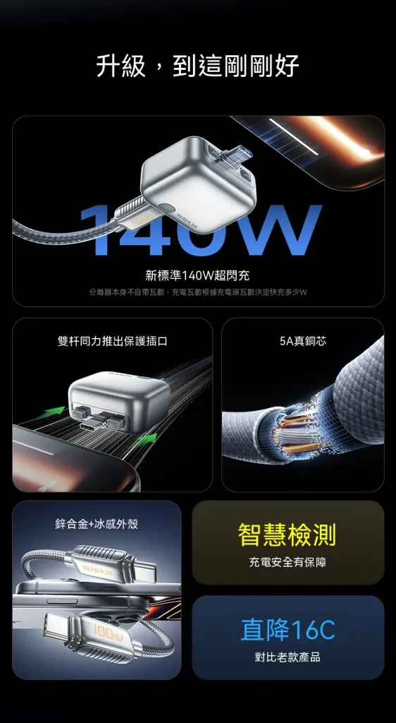 【2026最新升級版】AI智慧充電頭滿電自動彈出分離,100%斷電不過充不傷電池🛡️台灣專利技術認證,延長手機電池壽命🔋睡覺充電超安心!手機族必備守護神器💡 - 8