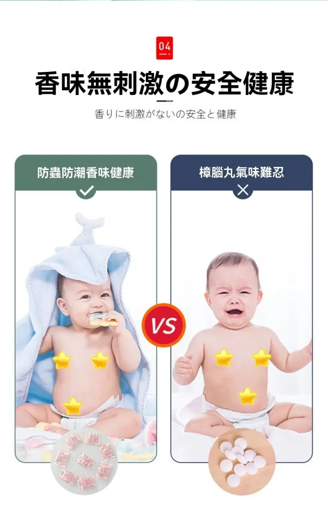 [限時搶購] 日本花香樟腦丸,衣櫃防黴防蛀片,除螨蟲防蟲驅除蟑螂衛生球,家庭防潮 - 10