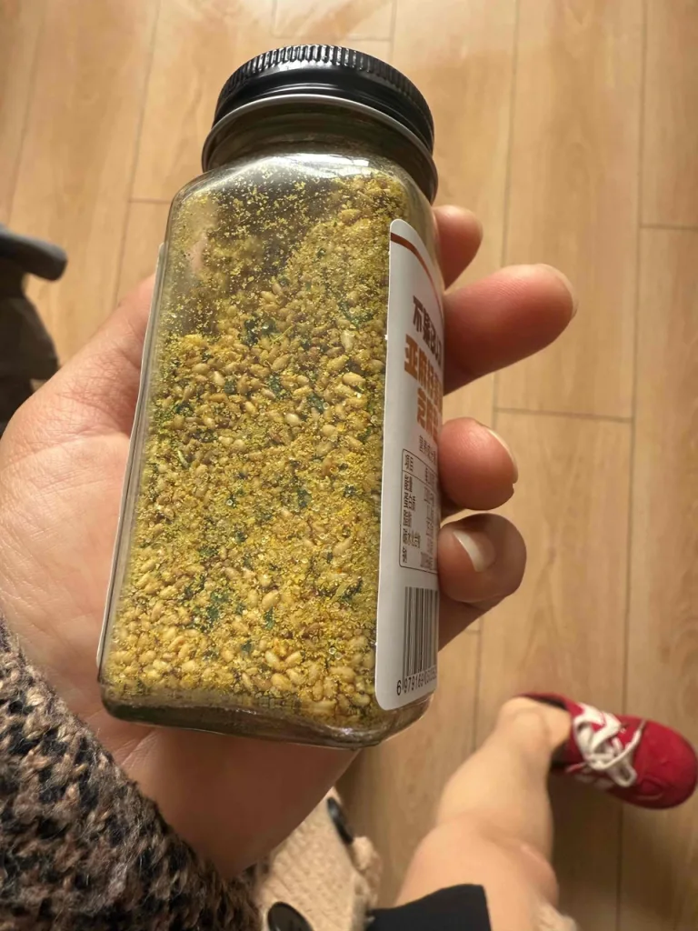 【亞麻籽薑黃芝麻鹽】🌾一罐三味！拌沙拉、拌飯、醃雞胸、沾烤肉萬用💚取代鹽巴健康無負擔，🥗堅果香氣入菜，健康美味一次滿足，一罐在手調味無窮，健康調味革命就從這罐開始🔥 實拍