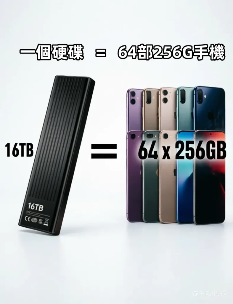 16TB大容量硬碟！傳輸速度1000MB/S，便携式固態硬碟！適用於所有設備！贈送轉接頭！便携式固态硬盘:适用于所有设备，1GB/s读取速度，稳定存储无延迟，彻底解决大文件加载缓慢和传输过程中卡顿的问题！ - 1