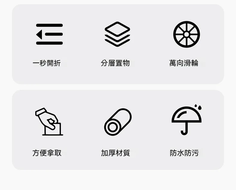【一車多用】收納＋桌面＋移動一台搞定！可折疊推車置物架，多層收納空間，日用品整齊分類📐附桌板設計，可做茶幾/床頭櫃，隨處可推可放，不用的時候折疊收納不佔地，居家萬用神器非它莫屬🔥 - 3