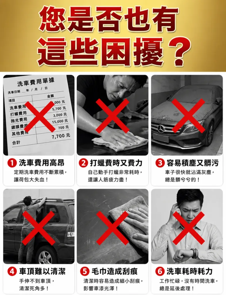 【30秒快速讓您的愛車光亮如新】可伸縮打蠟拖把套裝 只需30秒，即可讓您的愛車煥發閃亮光澤！體驗專業級光澤，省時省力！ - 4