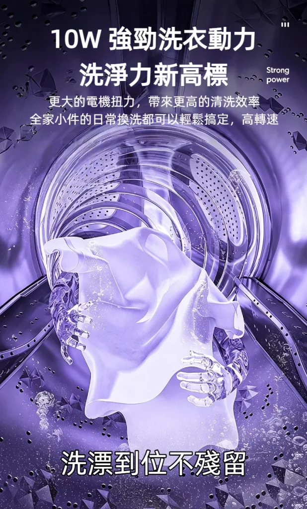 不再蹲到腳麻！摺疊洗衣機，🌀仿手揉強力洗淨＋🦠藍光殺菌，安全防護百分百到位✨台灣110V專用＋一年保固，省水省電洗一次不到1塊錢，一壓扁好收納，免運送到家，爸媽開心你安心✔️ - 9