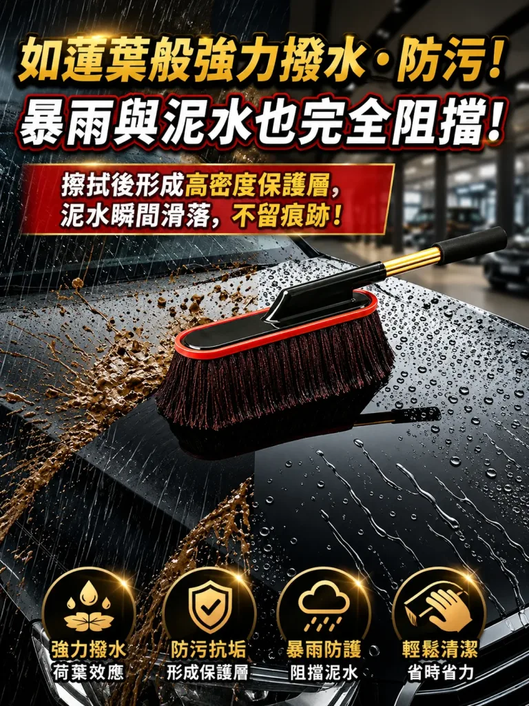 【30秒快速讓您的愛車光亮如新】可伸縮打蠟拖把套裝 只需30秒，即可讓您的愛車煥發閃亮光澤！體驗專業級光澤，省時省力！ - 12