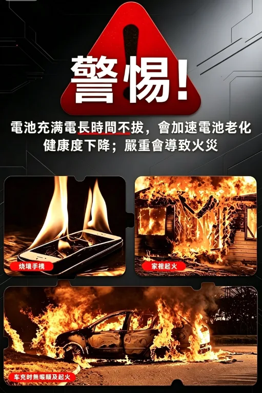 【2026最新升級版】AI智慧充電頭滿電自動彈出分離,100%斷電不過充不傷電池🛡️台灣專利技術認證,延長手機電池壽命🔋睡覺充電超安心!手機族必備守護神器💡 - 3