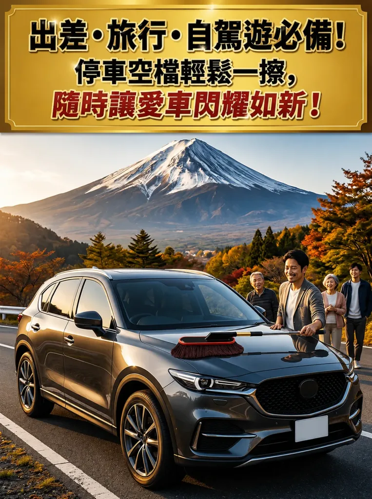 【30秒快速讓您的愛車光亮如新】可伸縮打蠟拖把套裝 只需30秒，即可讓您的愛車煥發閃亮光澤！體驗專業級光澤，省時省力！ - 26