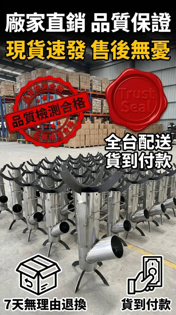 🚀【火箭爐｜戶外便攜柴火灶】露營野炊、家用燒柴一把罩，節能猛火，煮茶炒菜都搞定！🏕️ 還在背笨重瓦斯爐？這款火箭爐只要幾根樹枝就能煮出一桌菜。✅ 火箭式噴射設計，空氣對流加壓，火力集中猛爆，比一般柴爐更旺更省柴，輕巧便攜，戶外居家都實用！ - 19
