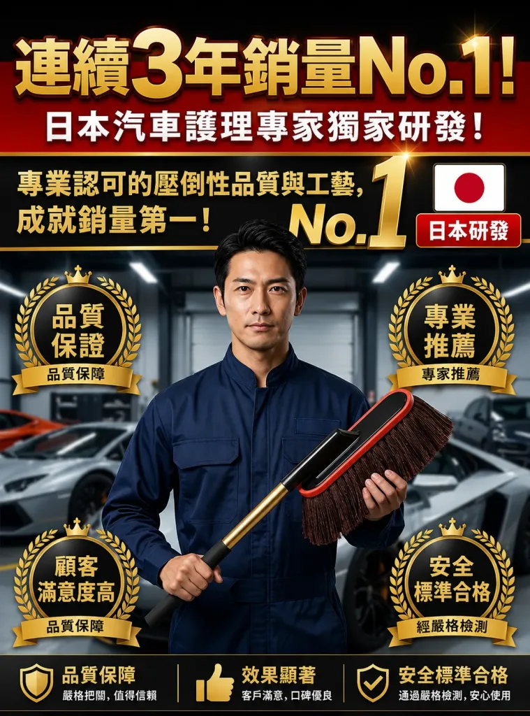 【30秒快速讓您的愛車光亮如新】可伸縮打蠟拖把套裝 只需30秒，即可讓您的愛車煥發閃亮光澤！體驗專業級光澤，省時省力！ - 22