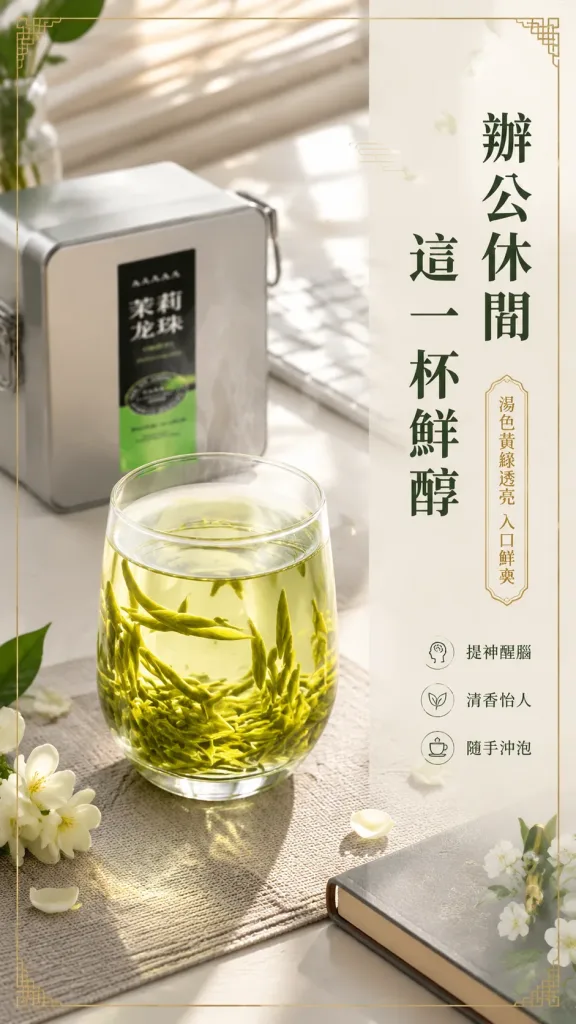 【茉莉龍珠綠茶】純正台灣茶，無色素香精✖️七次窨花手工揉捻🌼茉莉濃香＋綠茶鮮爽🌱熱水一沖，花香四溢，甘醇無比！球形緊壓釋放天然茉莉與嫩茶香，甘醇鮮爽，喝得健康！💎安心首選！ - 18