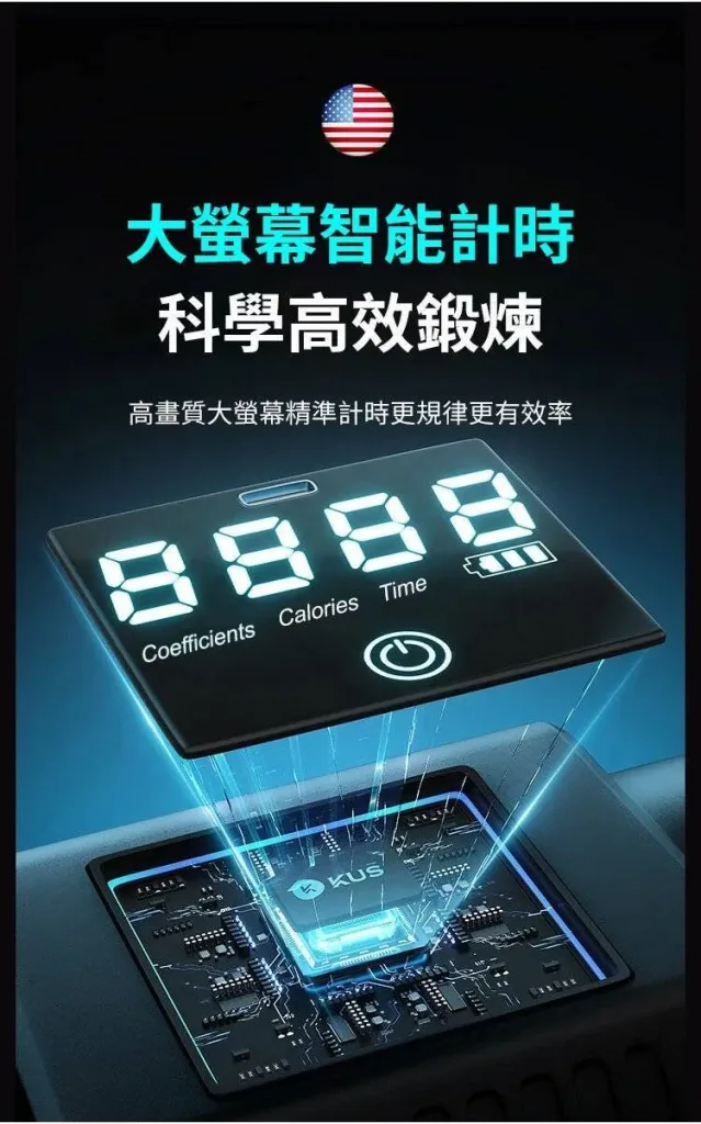 【送刻度跪墊】四輪AI智慧健腹輸 APP智慧物聯 大熒幕顯示 自動回彈 安全承重200KG 送專業訓練墊 - 3