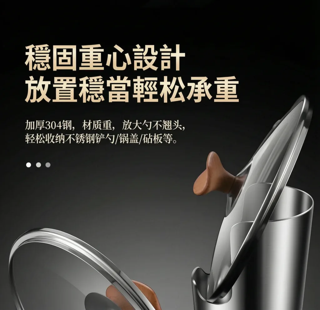 【台灣本土製造】🍳湯勺鍋蓋不再亂丟！台灣製造不鏽鋼置物架，一體成型加厚材質，穩固承托不易倒💪光滑好清洗，拉絲工藝耐刮耐磨，🛡️假一罰十敢保證！4H客服＋貨到付款＋售後無憂，下單現折800優惠，超值必收🛒 - 14